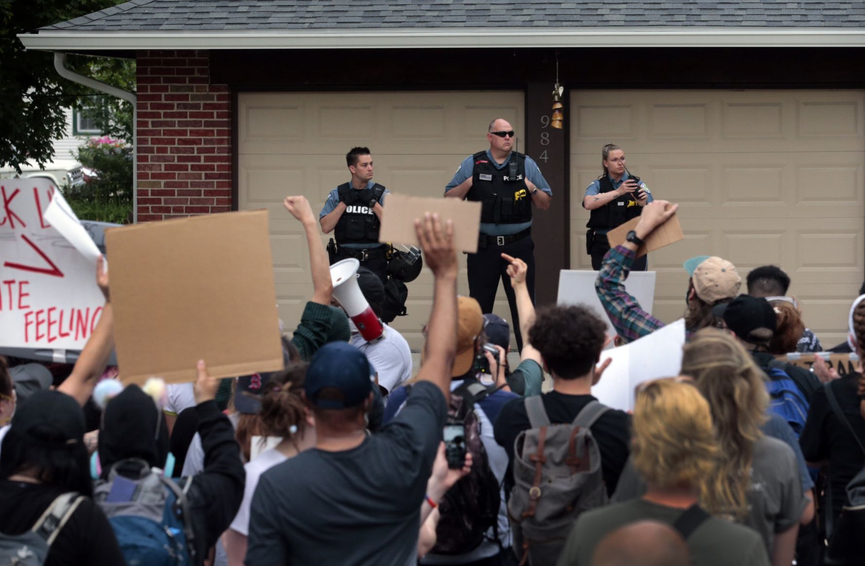 Protesters march on Florissant